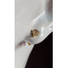 Pendientes mini triángulo