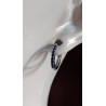 Pendientes Aro Azul
