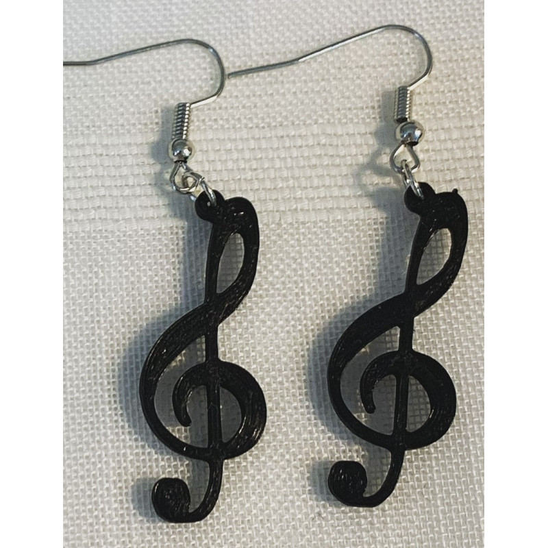 Pendientes Clave de Sol