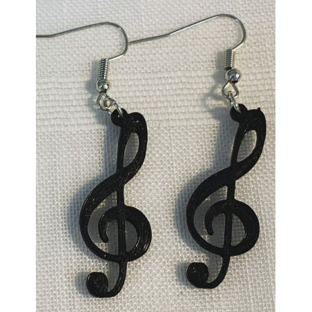Pendientes Clave de Sol