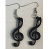 Pendientes Clave de Sol