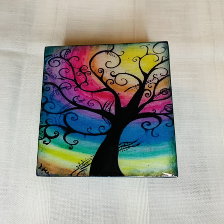 Joyero Árbol Arco Iris