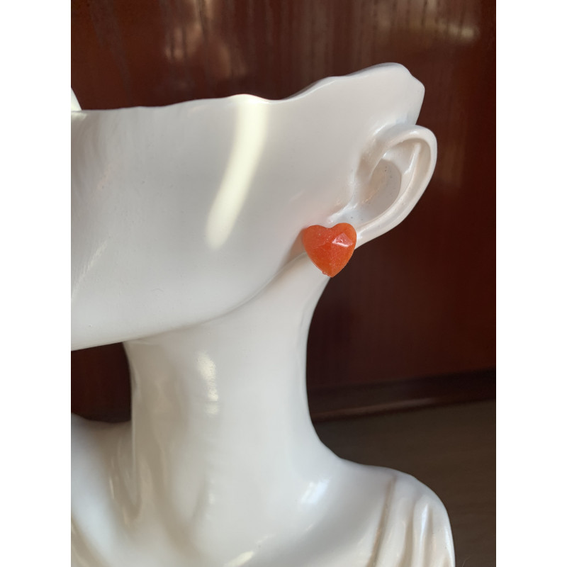 Pendientes Corazón rojo
