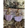 Pendientes Violeta