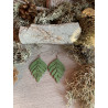 Pendientes Hojas