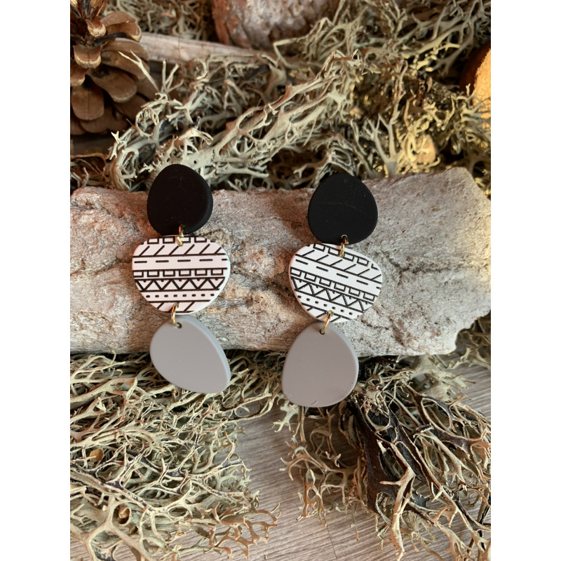 Pendientes Mosaico